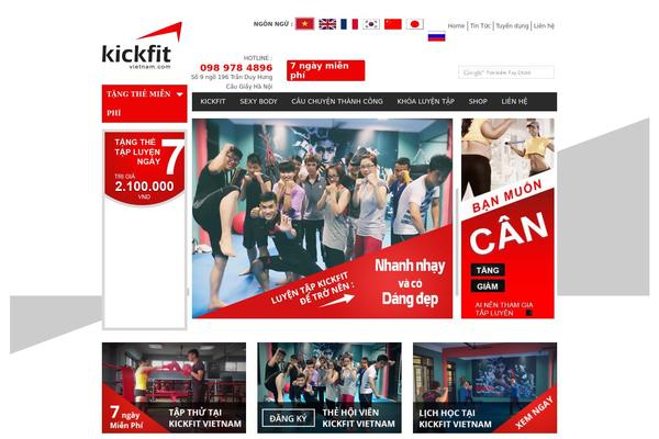 kickfitvietnam.com site used Black_theme