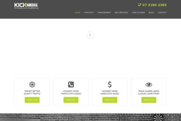 kickmedia.com.au site used Universfolio