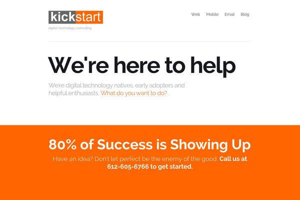 kickstartllc.com site used Henix