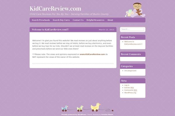 Babylog theme site design template sample