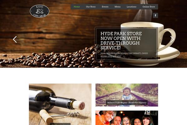 Forked theme site design template sample