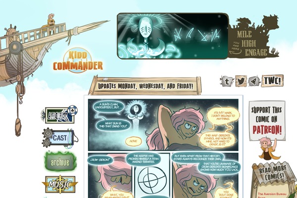 ComicPress theme site design template sample