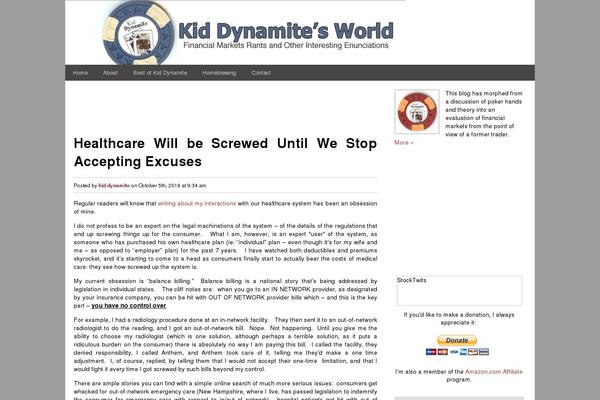 Dynamite theme site design template sample