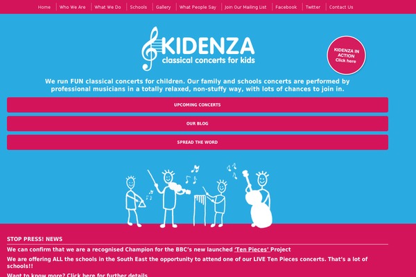 Site using Eventon-event-lists plugin