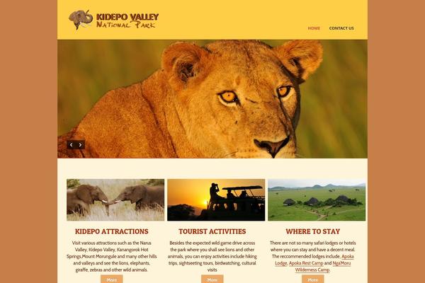 kideposafaris.com site used Valley