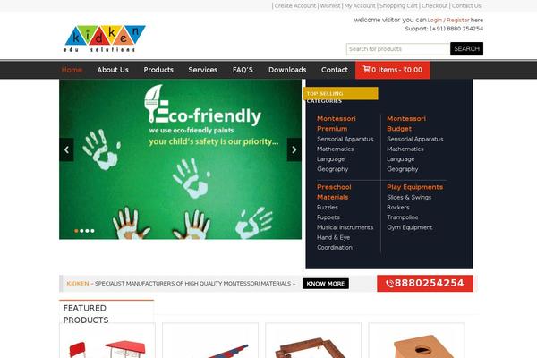 Site using Simple Responsive Slider plugin