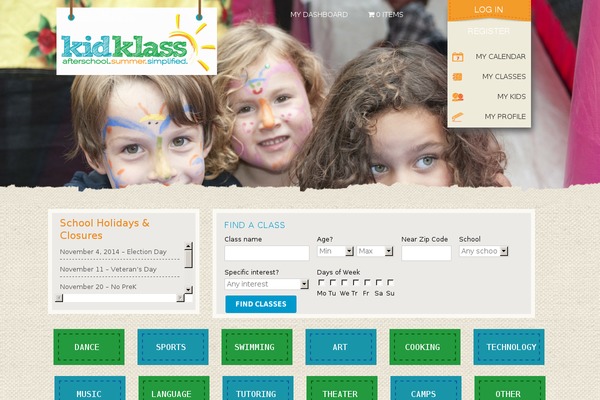 Rowling theme site design template sample