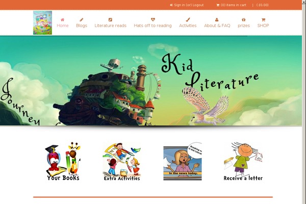 Kids Zone theme site design template sample