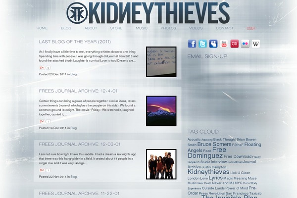 Dilapidated theme site design template sample