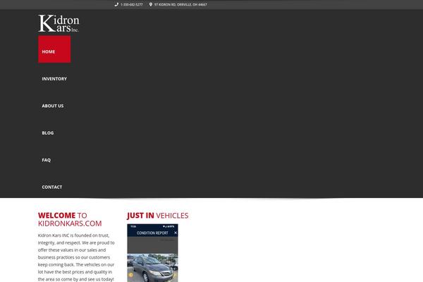 Automotive Car Dealership Business WordPress Theme theme site design template sample
