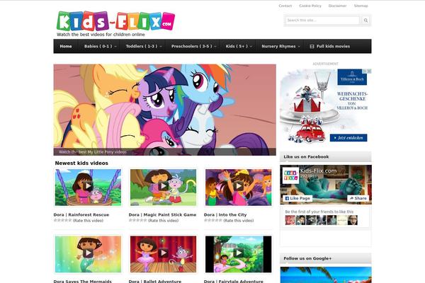 VideoPlus theme site design template sample