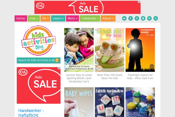 Site using Kadence-simple-share plugin