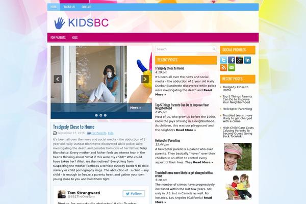Domag theme site design template sample