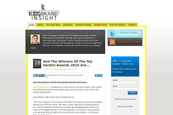 Mainstream theme site design template sample