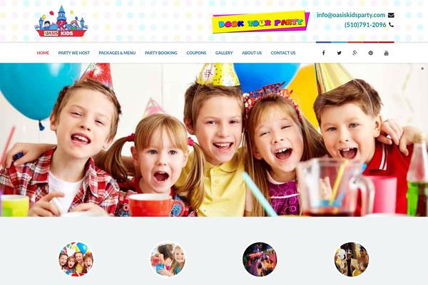 Kidslife theme site design template sample