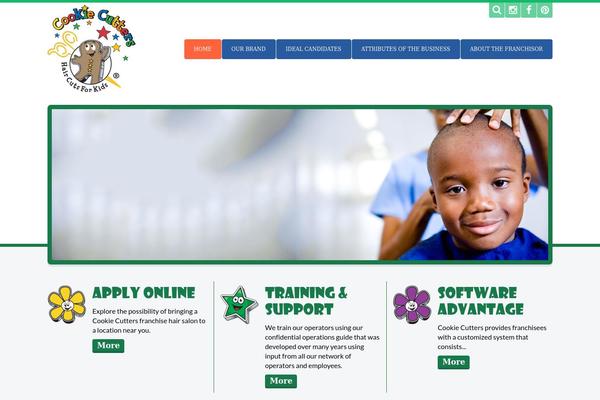 Happy Kids theme site design template sample