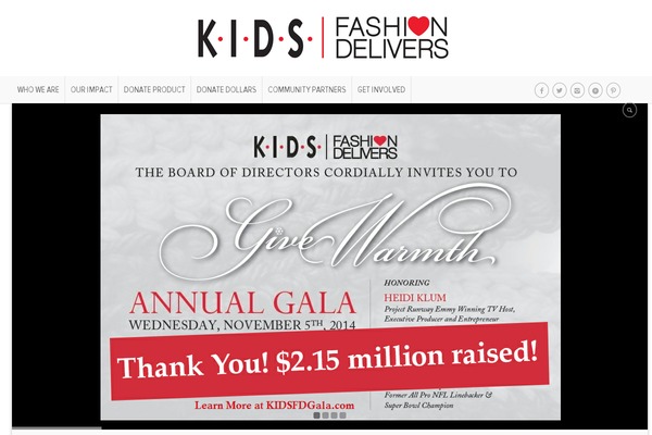 kidsdonations.org site used Moose