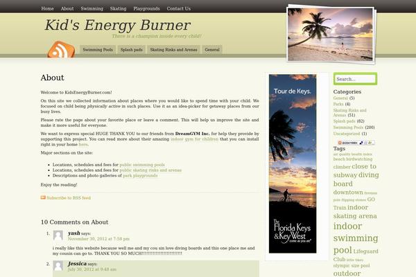 Amazing Grace theme site design template sample