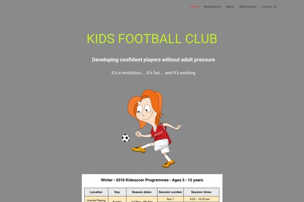 Stark theme site design template sample