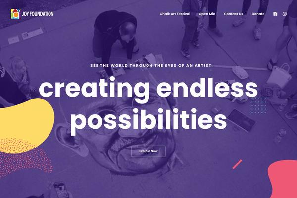 Brook theme site design template sample