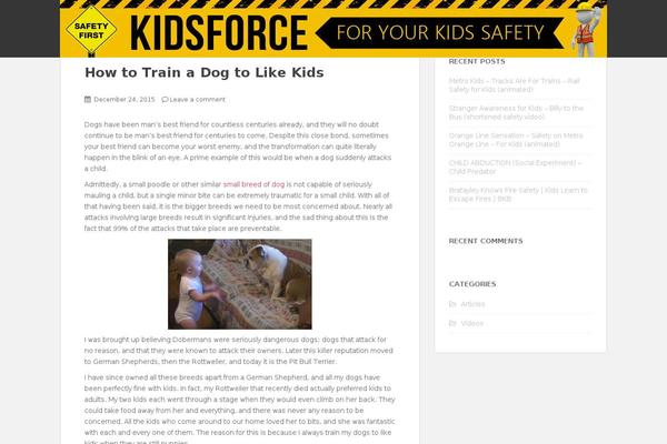 kidsforce.org site used Sparkling