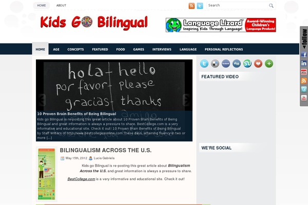 kidsgobilingual.com site used Integral
