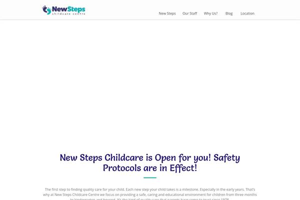 Kiddie theme site design template sample