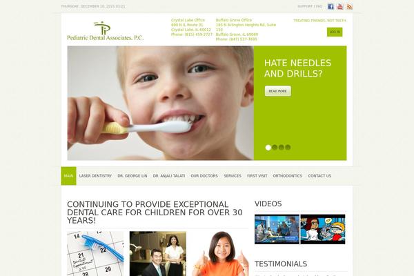 Perfect theme site design template sample