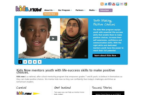 kidsnowcanada.org site used Kid