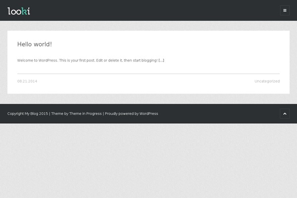 Looki Lite theme site design template sample
