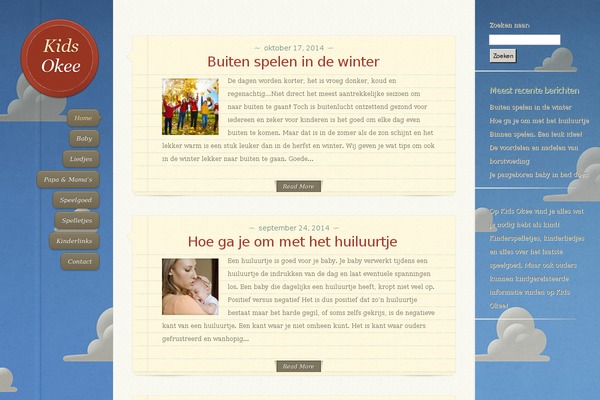 DailyJournal theme site design template sample