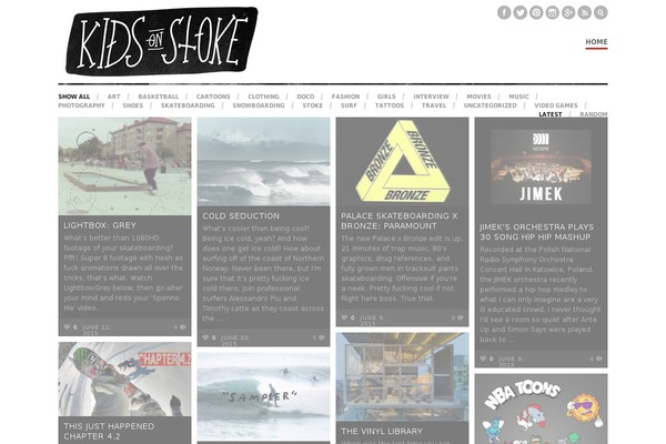 Inspire theme site design template sample