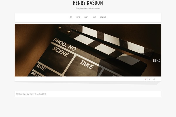 Zenon Lite theme site design template sample