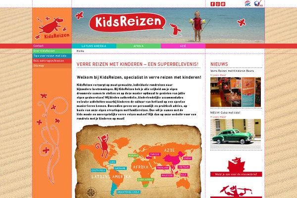 kidsreizen.nl site used Wp-theme-kidsreizen
