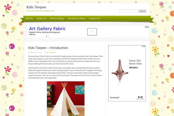 Delicacy theme site design template sample