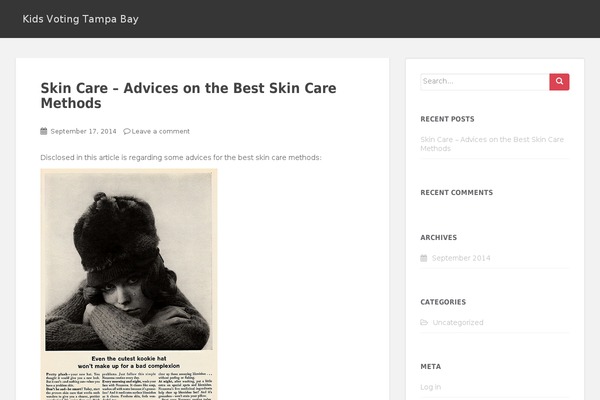 kidsvotingtampabay.com site used Sparkling