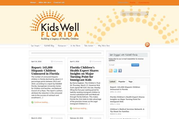 Fresh News theme site design template sample