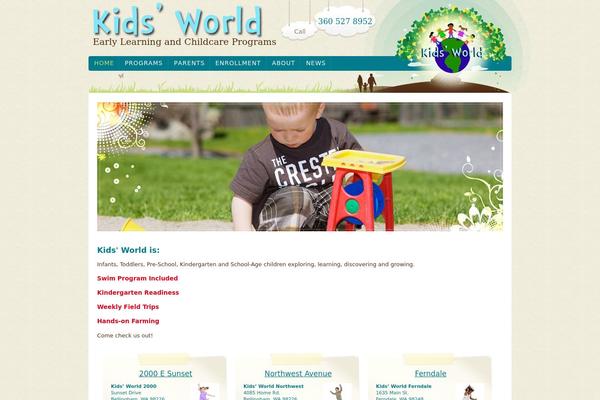 Child_care_creative theme site design template sample