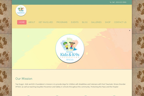 Kids Zone theme site design template sample