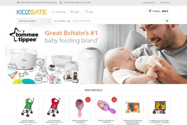 Nielsen theme site design template sample