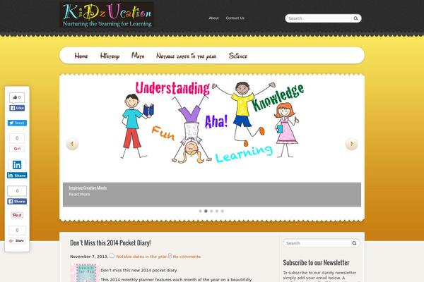 Wpcartoons theme site design template sample
