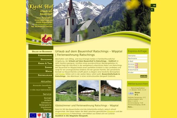 kiechlhof.com site used Wp-trend-media