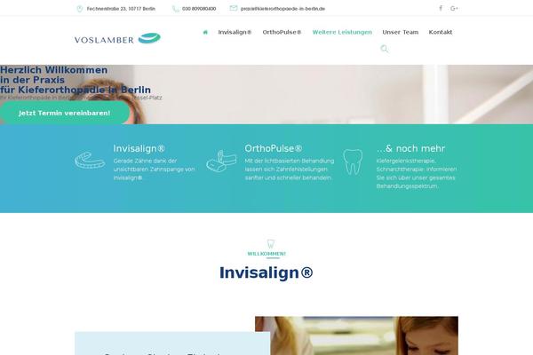 Pont theme site design template sample