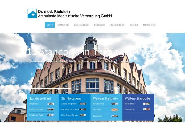 MediCenter theme site design template sample
