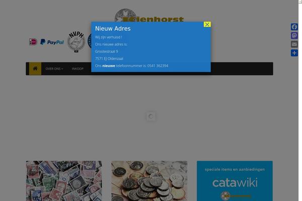 Site using Extendify plugin