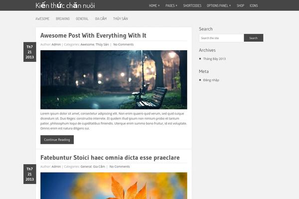 Nominal theme site design template sample