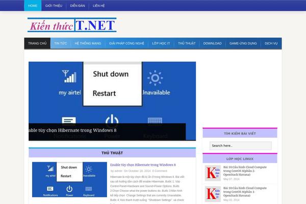 iMag Mag theme site design template sample