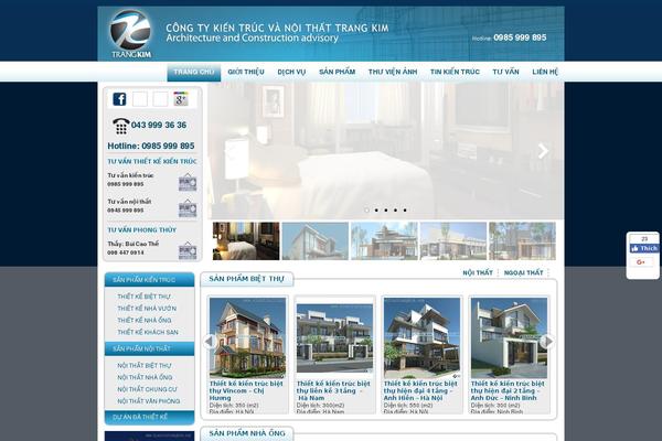 kientructrangkim.com site used Caia