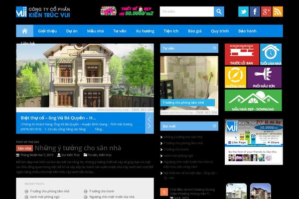 Metro theme site design template sample