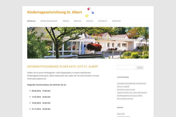 Kindergarten theme site design template sample